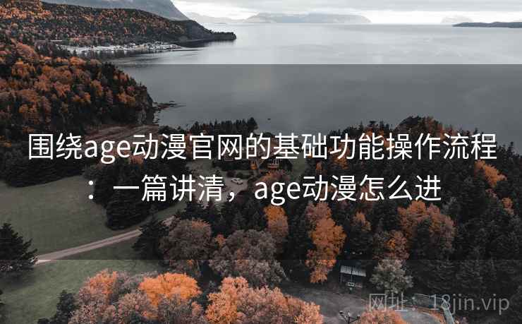 围绕age动漫官网的基础功能操作流程：一篇讲清，age动漫怎么进