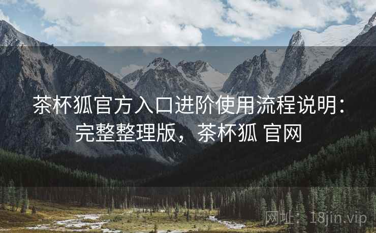 茶杯狐官方入口进阶使用流程说明：完整整理版，茶杯狐 官网